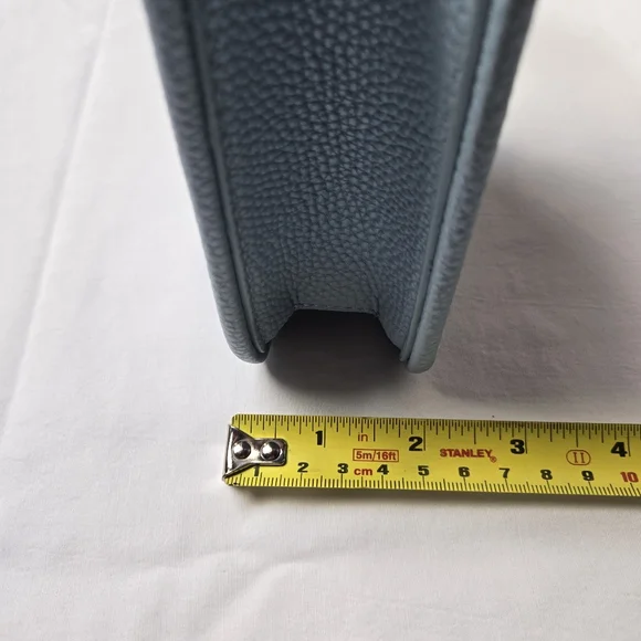 Call It Spring Tweed Mini Top Handle Bag Pastel Structured Purse Gold Turn Lock - Picture 9 of 9